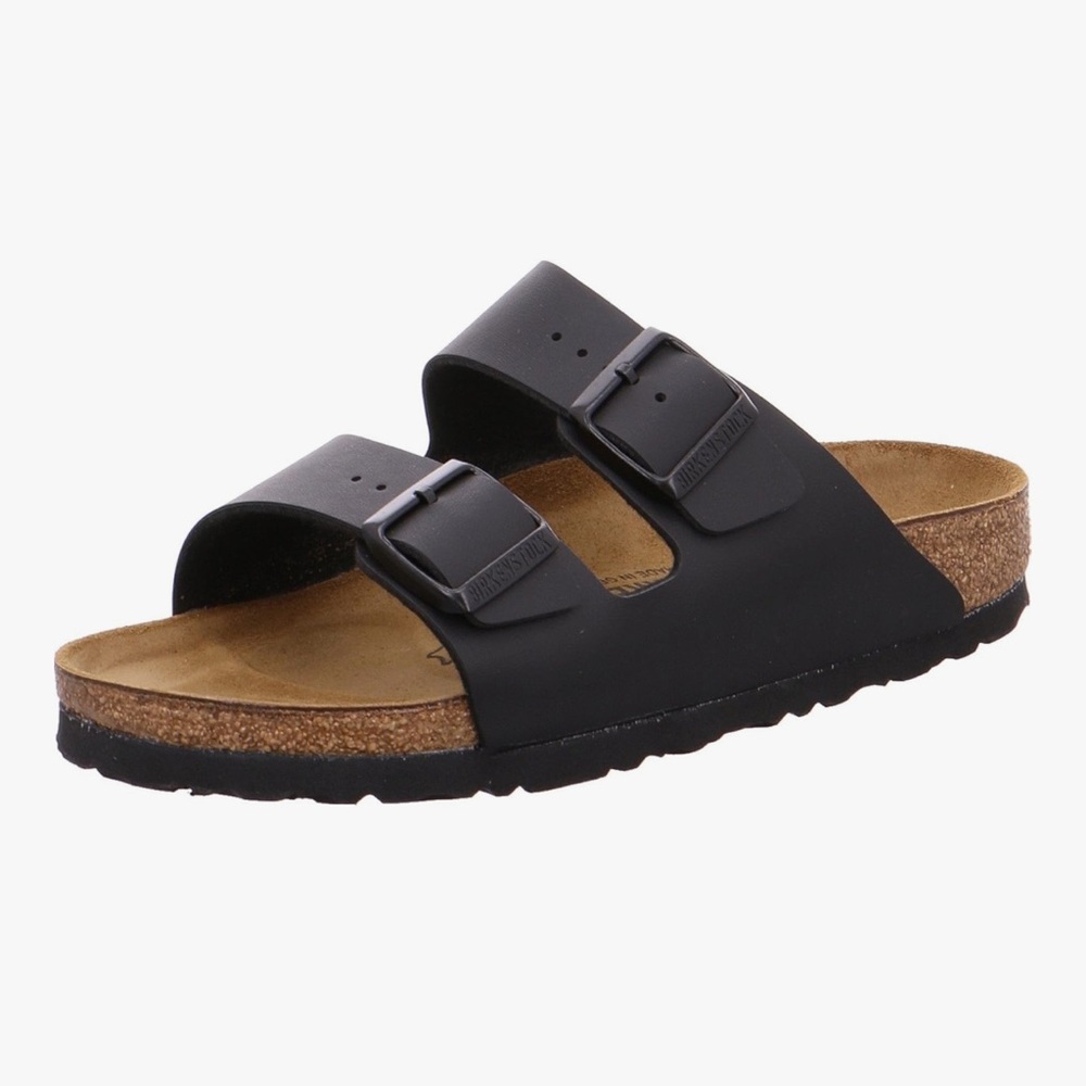 Birkenstock Arizona Black Double Strap Women’s Sandals Size 38 EU / 7-7.5